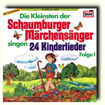 Die kleinsten der Schaumburger Märchensänger singen 24 Kinderlieder